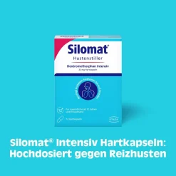 Hustenstiller Dextromethorphan Intensiv Hartkapseln, gegen Reizhusten|Silomat Outlet