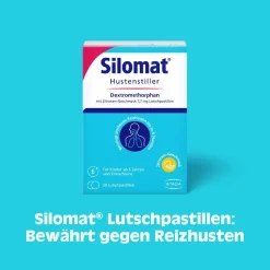 ® Hustenstiller Dextromethorphan mit Zitronen-Geschmack 7,7 mg Lutschpastillen><noscript><img width=