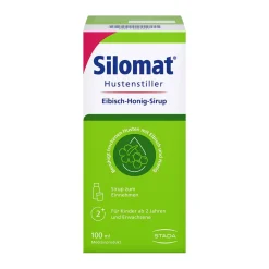 Hustenstiller Eibisch-Honig-Sirup, pflanzlich gegen Reizhusten>Silomat Online