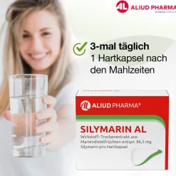 Silymarin AL zur unterstüzenden Behandlung bei chronisch-entzündlichen Lebererkrankungen><noscript><img width=
