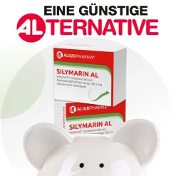 Silymarin AL zur unterstüzenden Behandlung bei chronisch-entzündlichen Lebererkrankungen><noscript><img width=