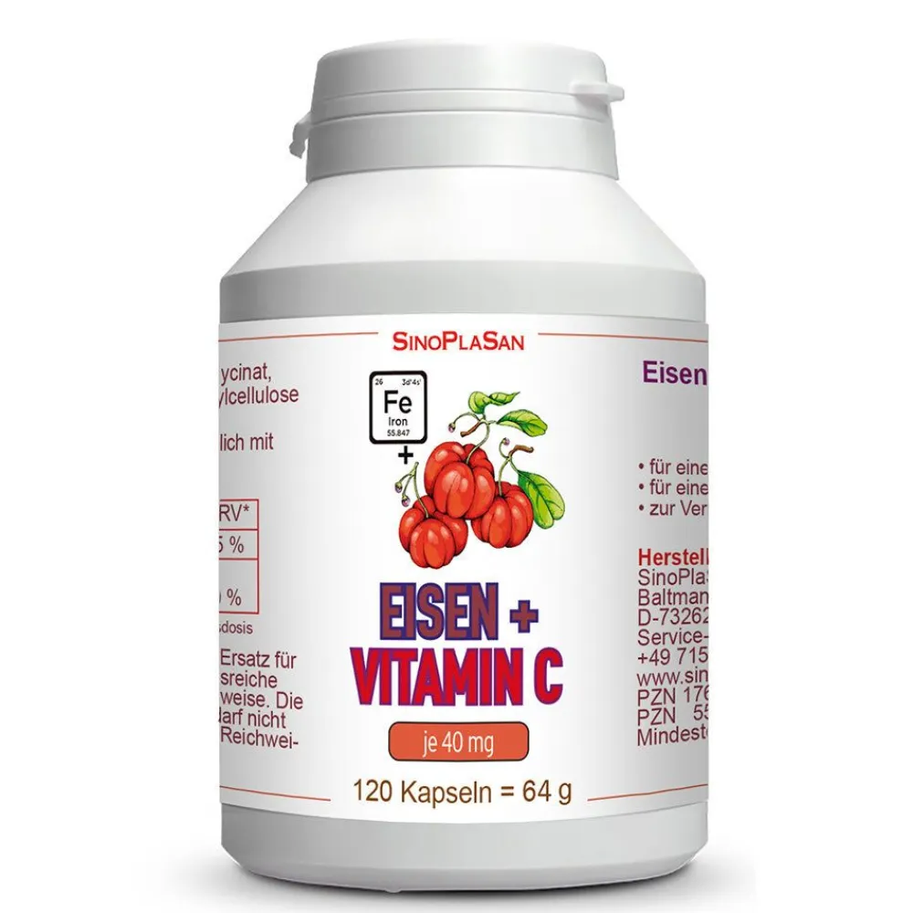 Eisen 40 mg + Vitamin C 40 mg|SINOPLASAN Hot