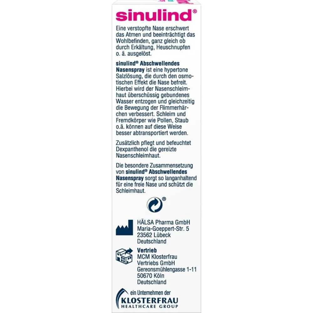sinulind® Abschwellendes Nasenspray> New