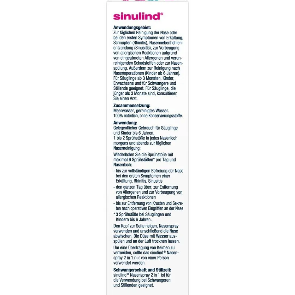 Sinulind® 2in1 Nasenspray> Online