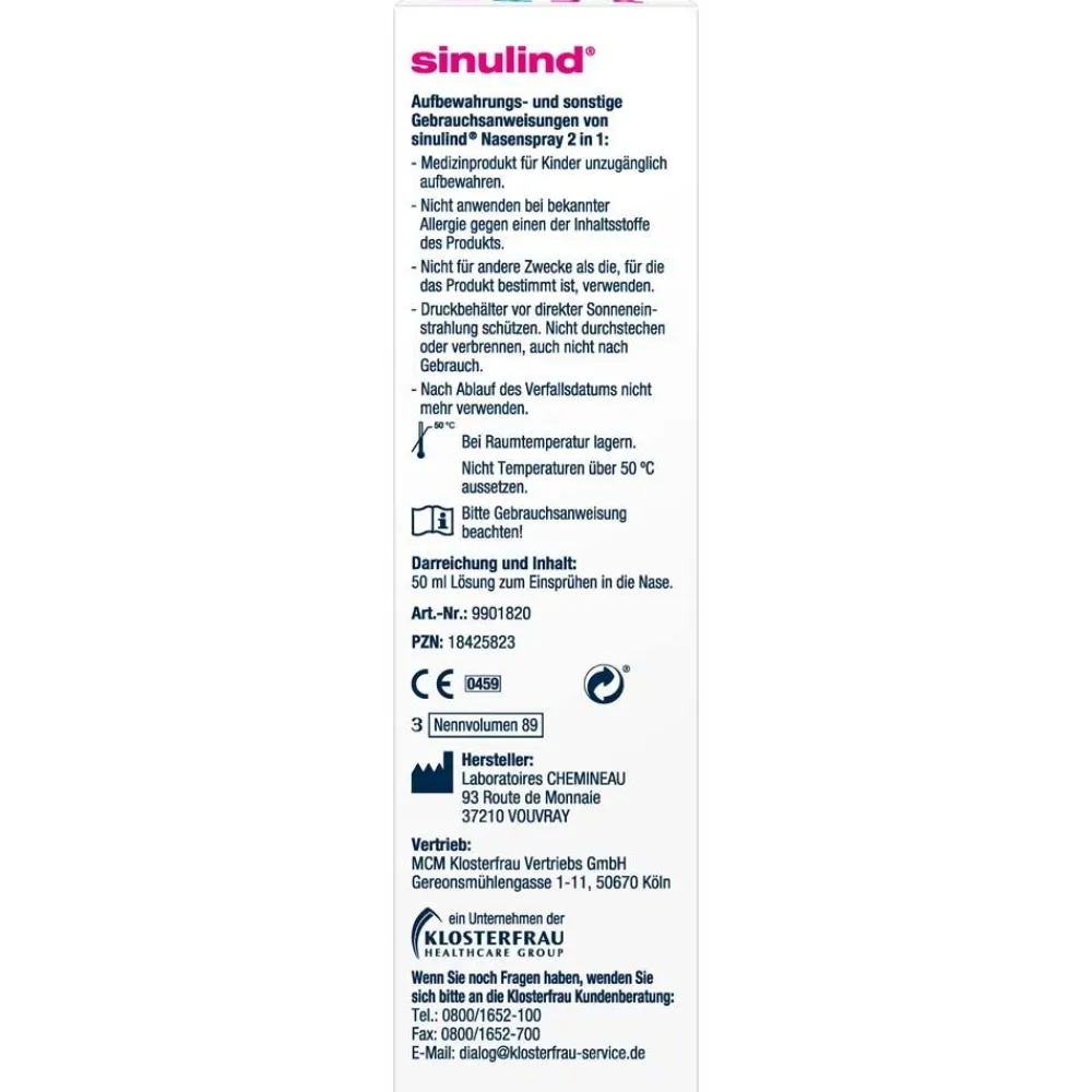 Sinulind® 2in1 Nasenspray> Online
