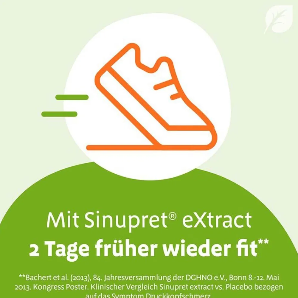 ® eXtract löst den Schleim, öffnet die Nase, befreit den Kopf>Sinupret Best