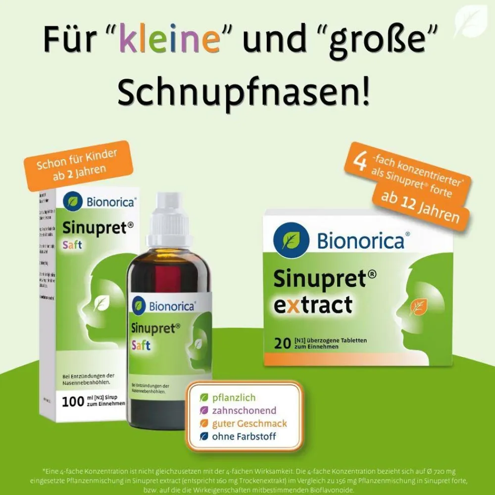 ® Saft - für Kinder bei festsitzendem Schnupfen>Sinupret Online