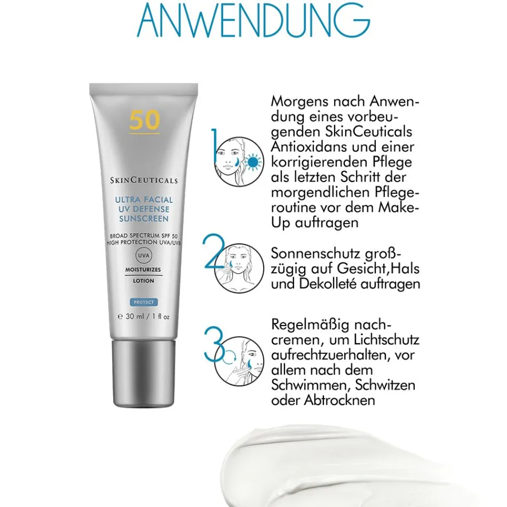 ULTRA FACIAL UV DEFENSE LSF 50, leichte Gesichtscreme mit LSF 50>SkinCeuticals Clearance