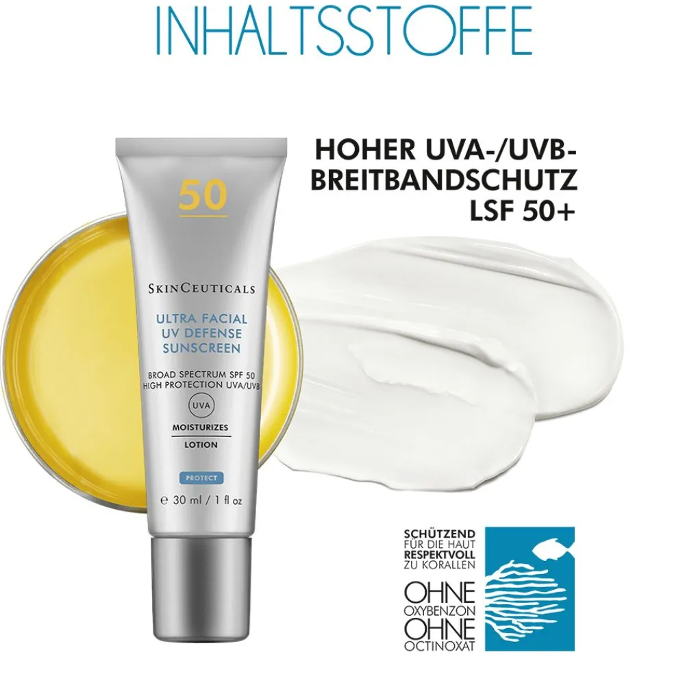 ULTRA FACIAL UV DEFENSE LSF 50, leichte Gesichtscreme mit LSF 50>SkinCeuticals Clearance