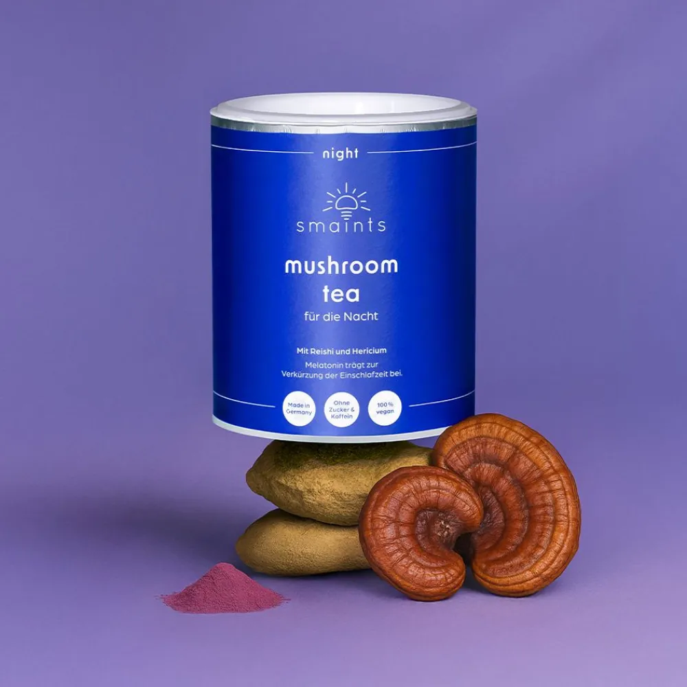Mushroom Tea mit Reishi und Hericium - 210 g, 30 Portionen>smaints Outlet