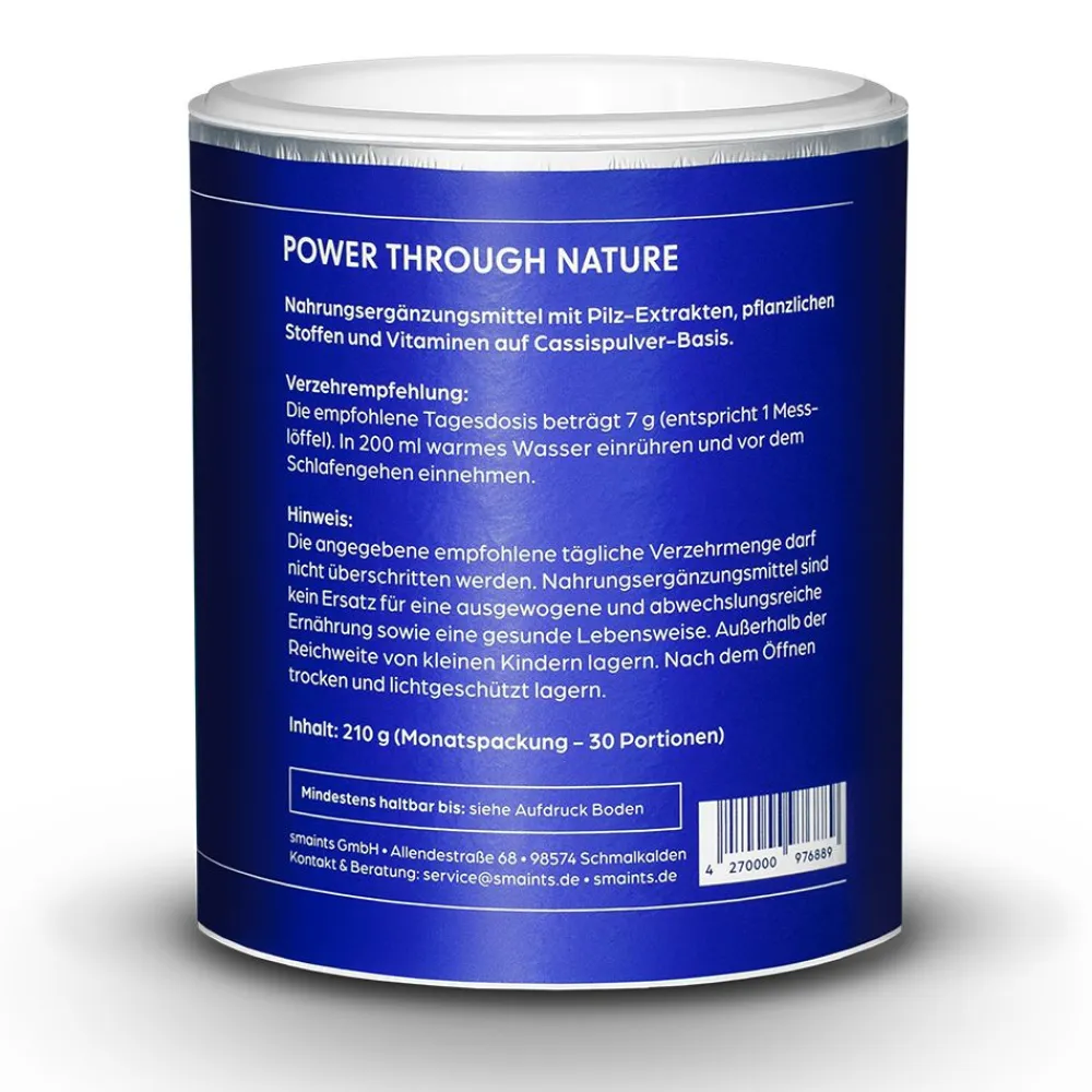 Mushroom Tea mit Reishi und Hericium - 210 g, 30 Portionen>smaints Outlet