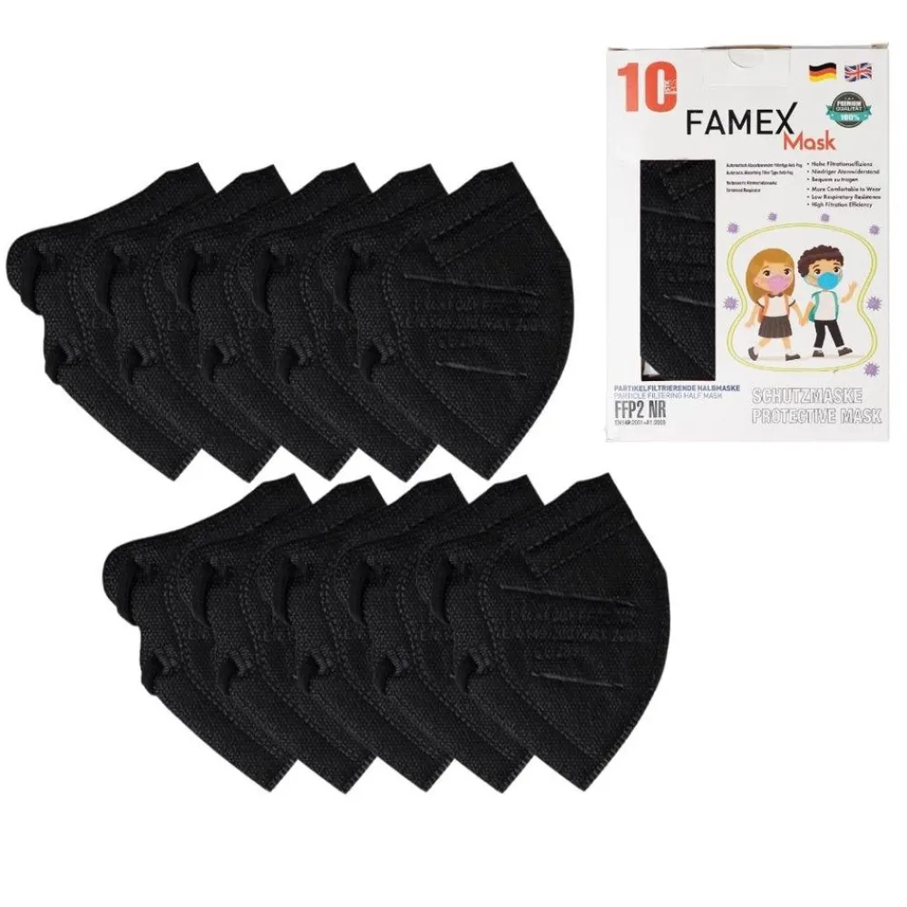 Small Size FFP2 I Schwarz I Kids> Clearance