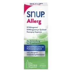 SNUP® Allerg Nasenspray mit Azelastin und Fluticason> Clearance