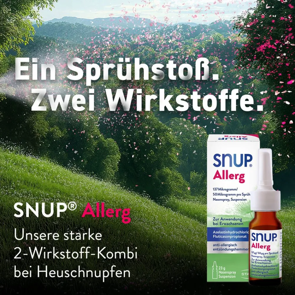 SNUP® Allerg Nasenspray mit Azelastin und Fluticason> Clearance