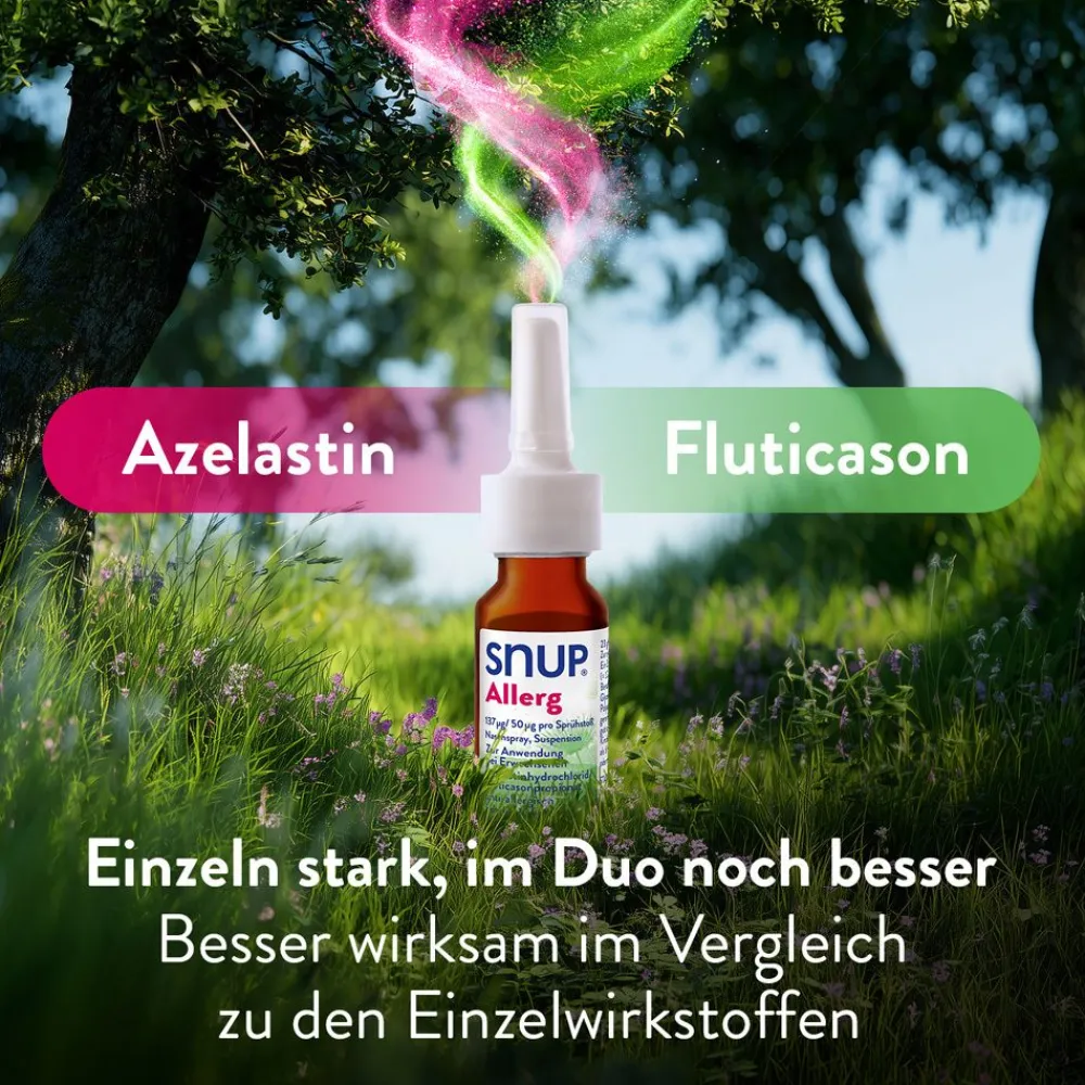 SNUP® Allerg Nasenspray mit Azelastin und Fluticason> Clearance
