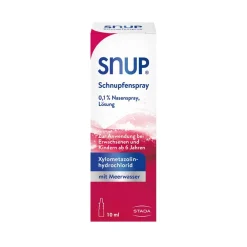 ® Schnupfenspray - Nasenspray mit Meerwasser und Xylometazolin>SNUP Online