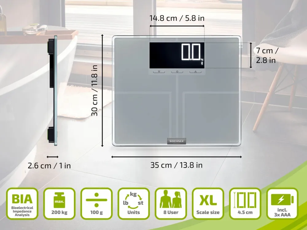Shape Sense Connect 200 Personenwaage>SOEHNLE Outlet
