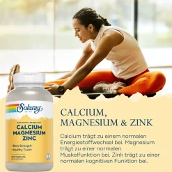 Solaray Calcium, Magnesium, Zink| Discount