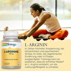 Solaray L-Arginin 500 mg> Hot