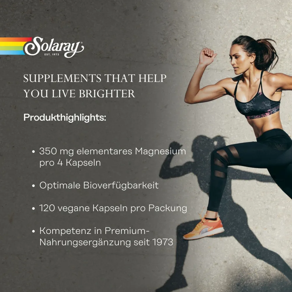 Solaray Magnesium Glycinat 350| New