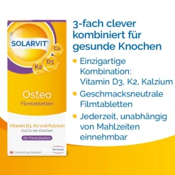 Solarvit® Osteo Tabletten D3 K2 Ca> New
