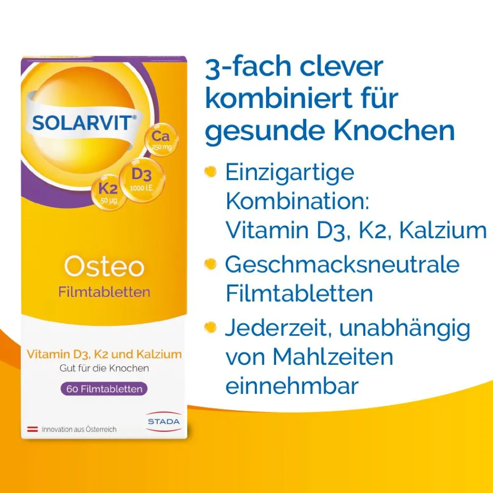 Solarvit® Osteo Tabletten D3 K2 Ca> New