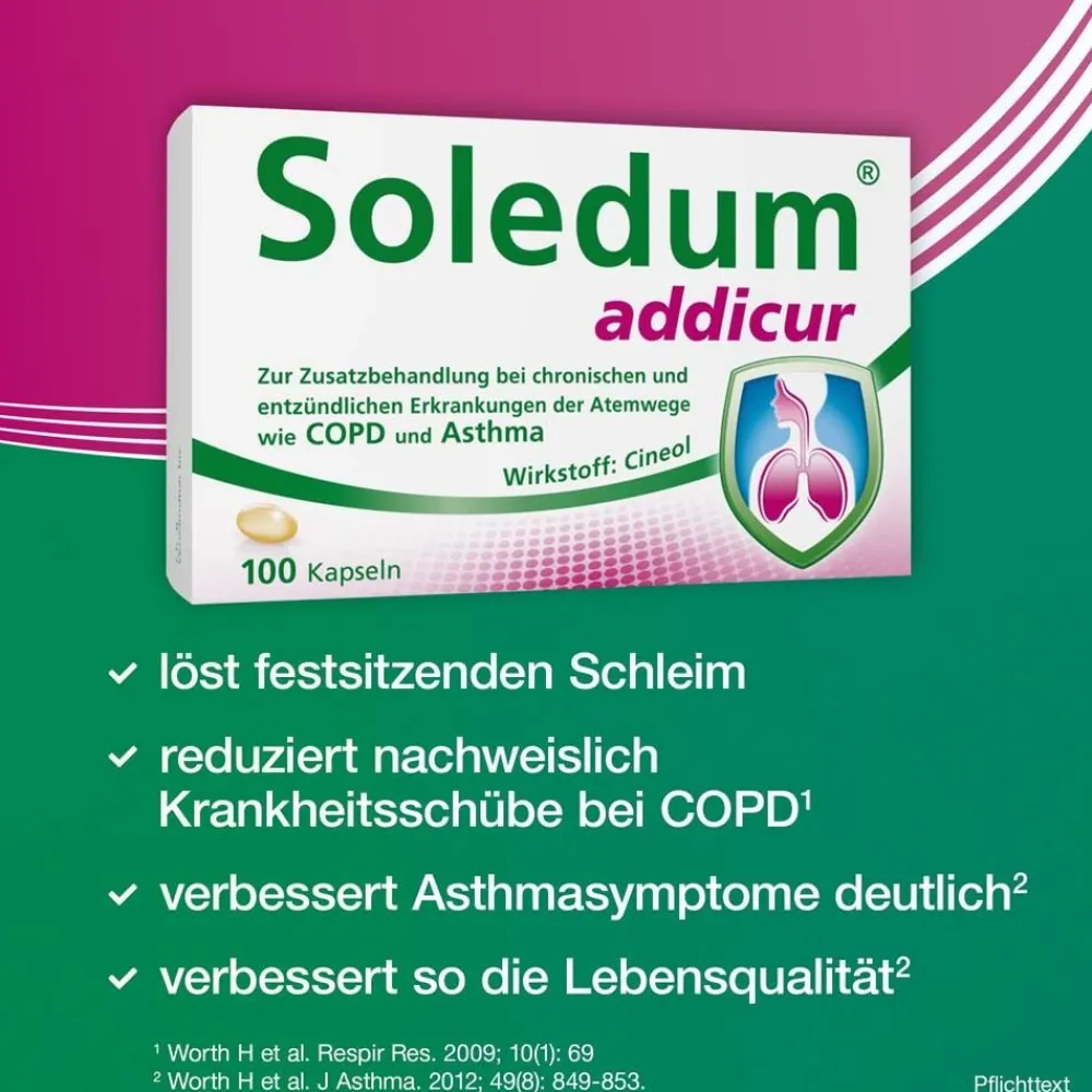 ® addicur zur Zusatzbehandlung bei COPD und Asthma|Soledum Discount