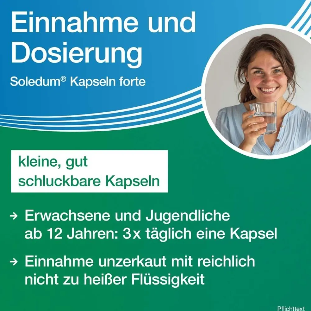 ® forte Kapseln bei Erkältung, Bronchitis & Sinusitis|Soledum