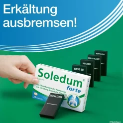 ® forte  Kapseln bei Erkältung, Bronchitis & Sinusitis|Soledum Hot