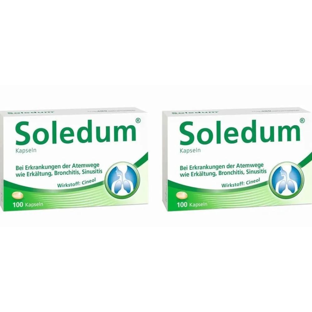 Soledum® Kapseln bei Erkältung, Bronchitis & Sinusitis> Hot