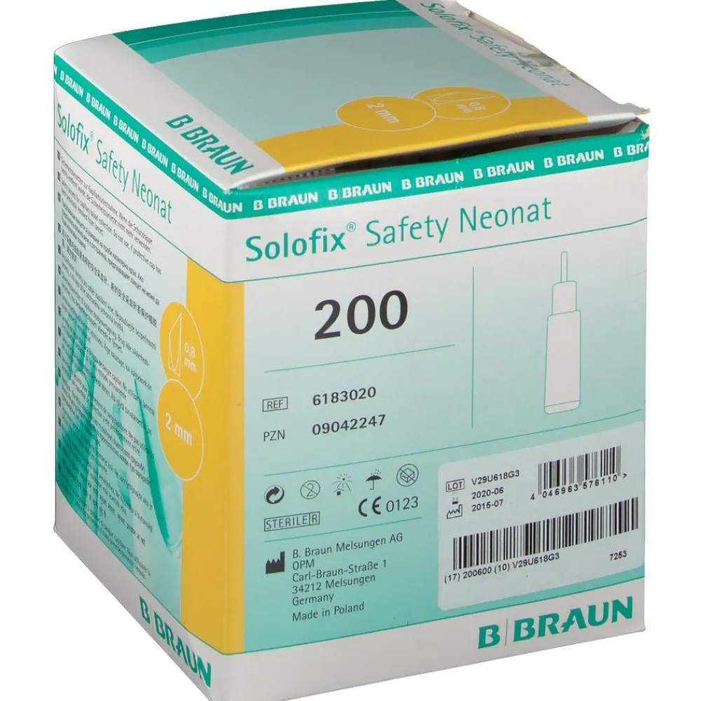 Solofix® Safety Neonat 0,8 x 2,0 mm> New