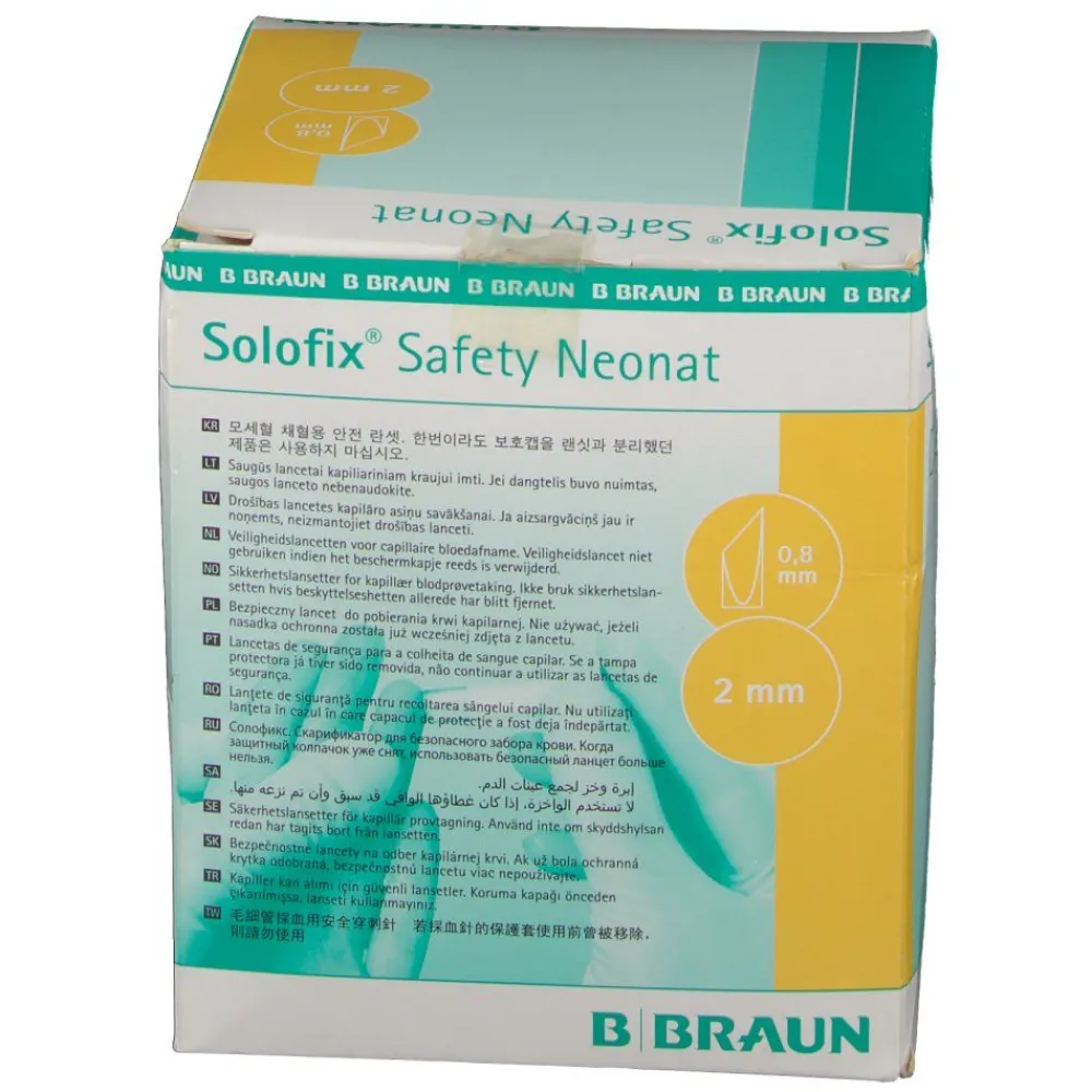 Solofix® Safety Neonat 0,8 x 2,0 mm> New