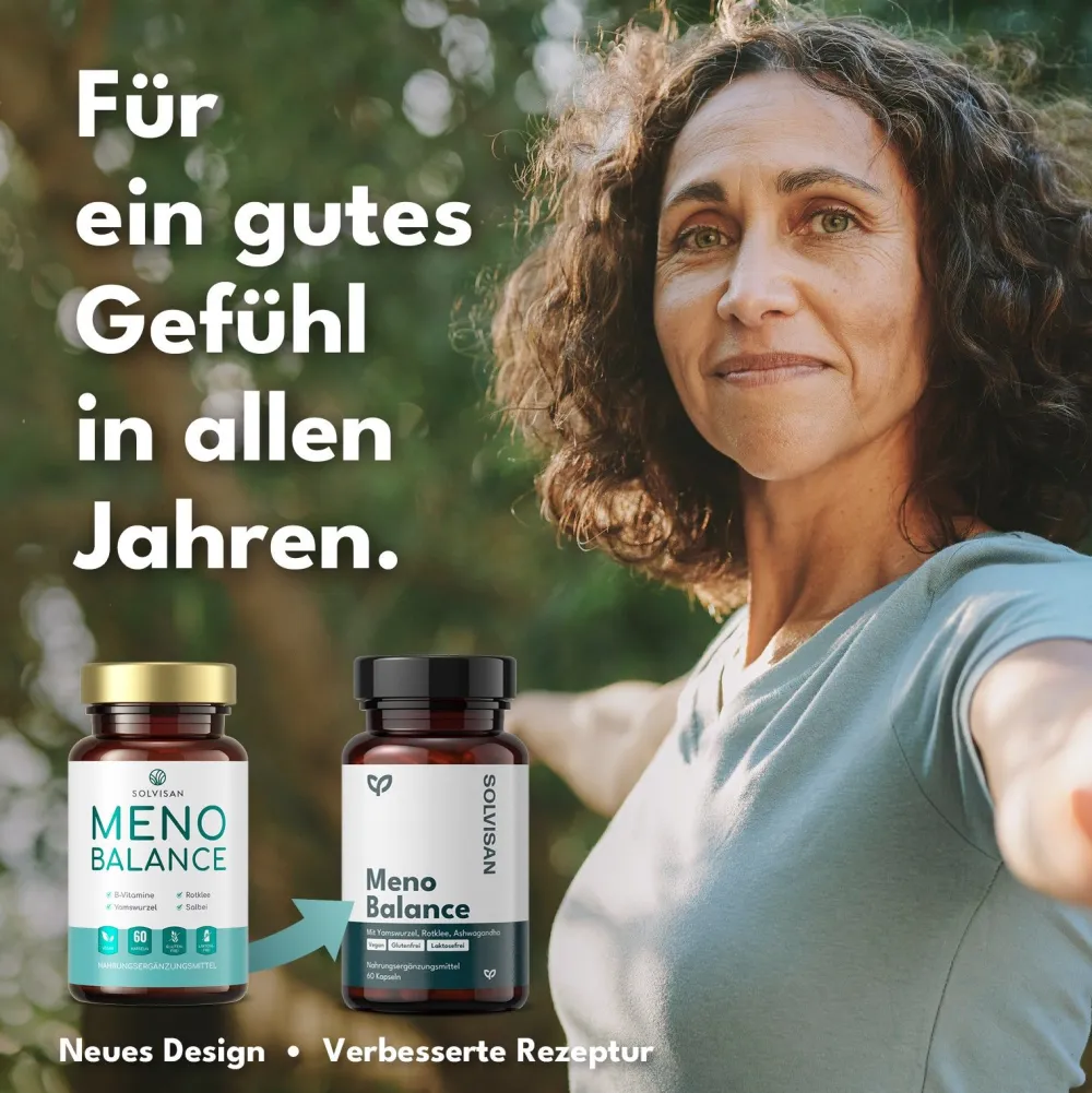 SOLVISAN® Meno Balance Wechseljahre | Rotklee, Mönchspfeffer, Yamswurzel> Best