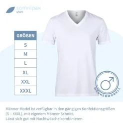 somnipax shirt Comfort mit Luftkissen - Lagerungs-Shirt gegen Schnarchen, für Frauen Gr. XS| Outlet