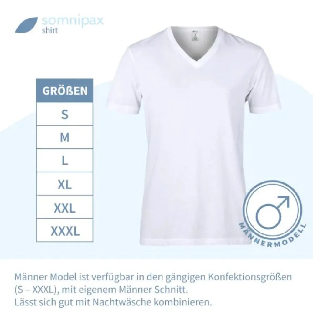 somnipax shirt Comfort mit Luftkissen - Lagerungs-Shirt gegen Schnarchen, für Frauen Gr. XS| Outlet