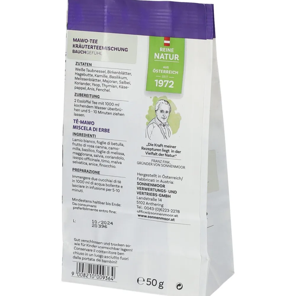 ® BAUCHGEFÜHL MAWO-TEE Kräuterteemischung|SonnenMoor Online