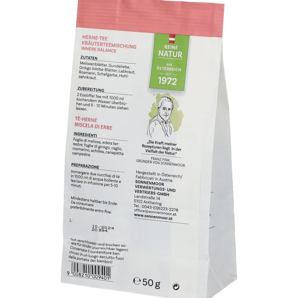 ® INNERE BALANCE HERNE-TEE Kräuterteemischung|SonnenMoor Outlet