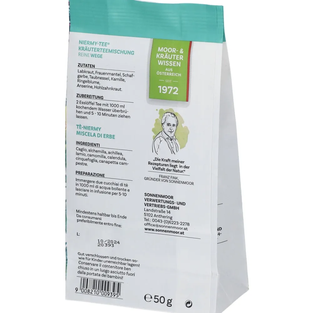 ® WEGSPÜLER NIERMY-TEE® Kräuterteemischung|SonnenMoor New