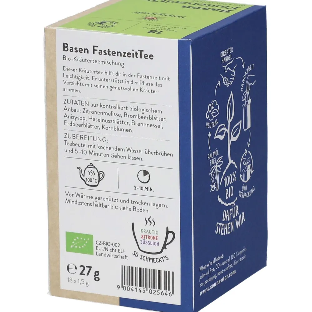 ® Basen Fastenzeittee Bio Kräutertee>SonnentoR