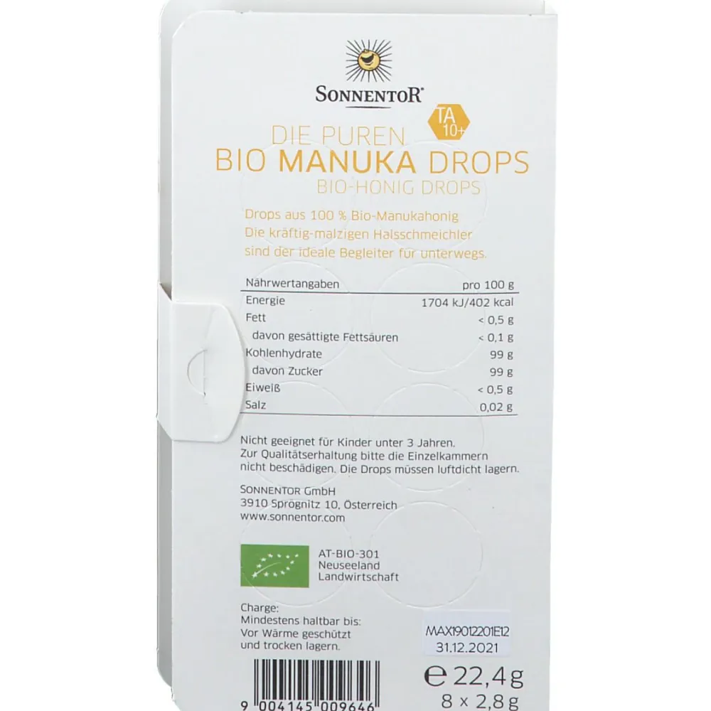 ® Die Puren Manuka Drops|SonnentoR New