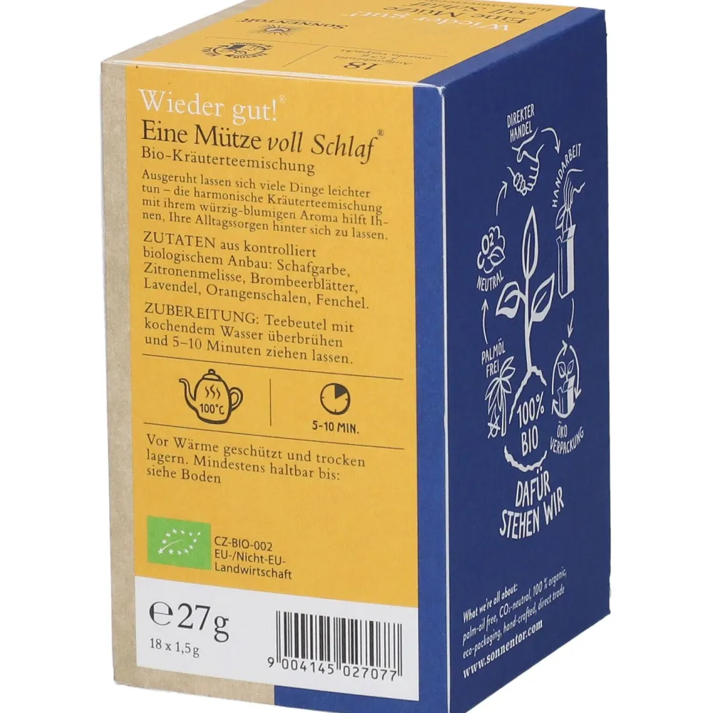 ® Eine Mütze voll Schlaf® Tee Wieder gut® bio>SonnentoR Outlet