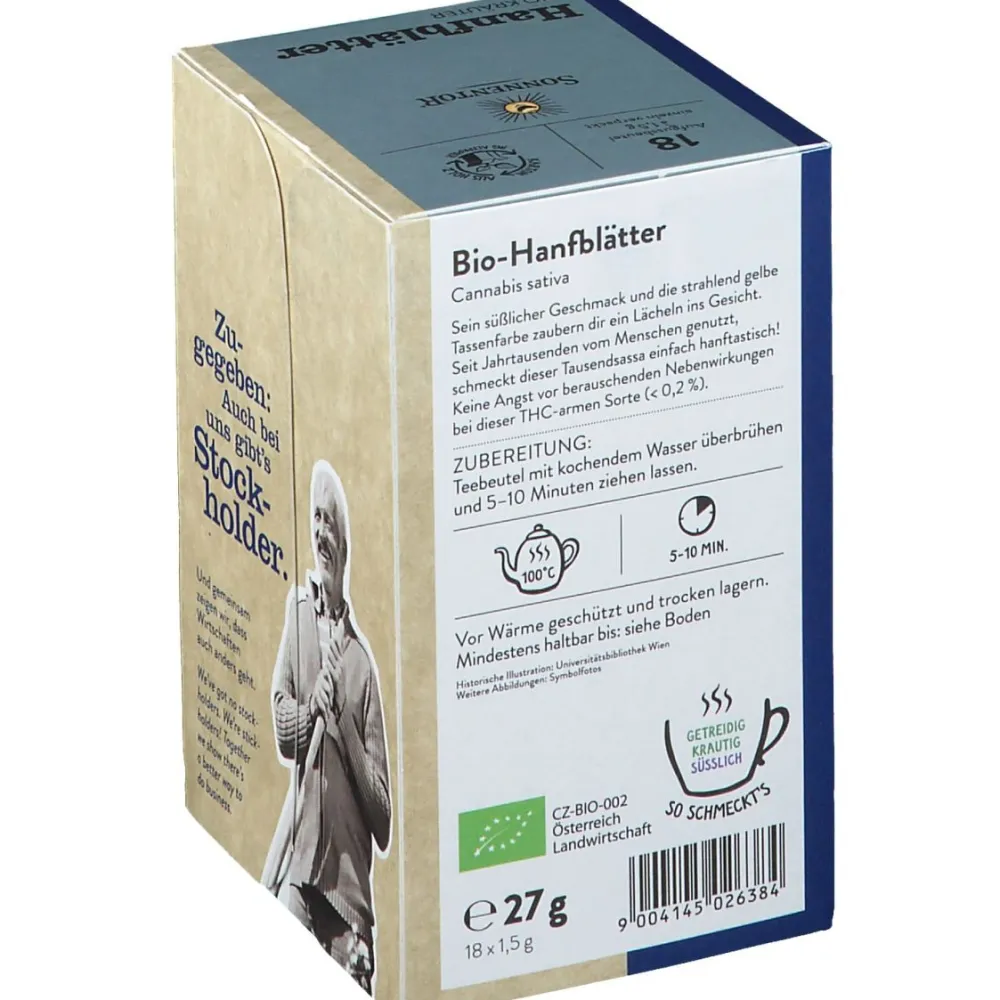 ® Hanfblätter Bio-Kräutertee|SonnentoR New