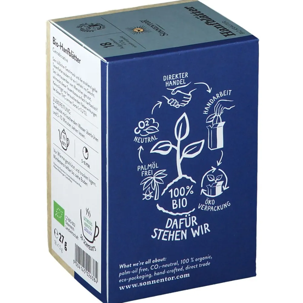 ® Hanfblätter Bio-Kräutertee|SonnentoR New