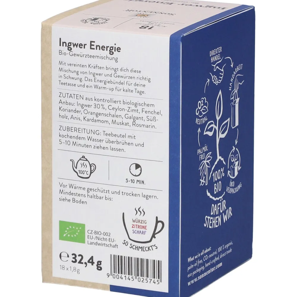 ® Ingwer Energie Tee|SonnentoR Best