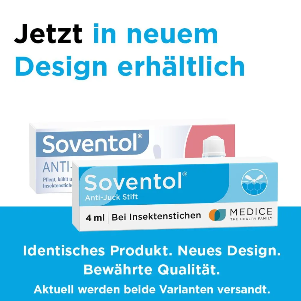 Anti-Juck Stift bei Insektenstichen|Soventol Clearance