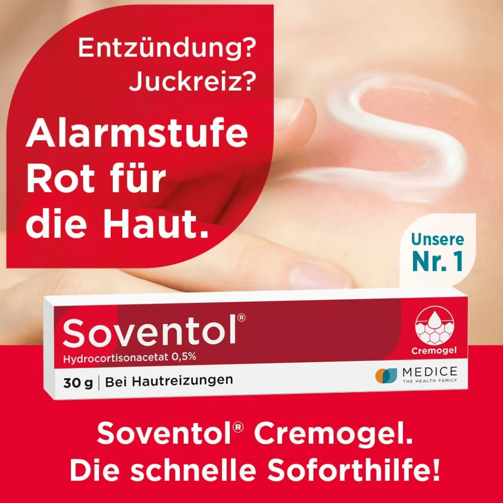HydroCortisonACETAT 0,5% Hautentzündungen>Soventol Clearance