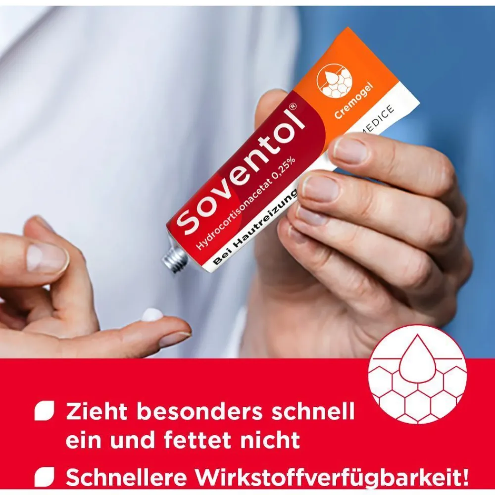 HydroCortisonACETAT 0,25% Hautentzündungen|Soventol Online