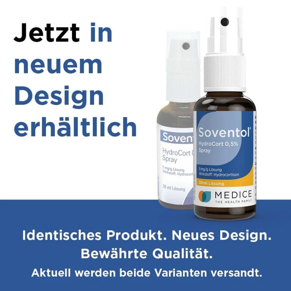 HydroCort 0,5% Spray bei Hautentzündungen|Soventol