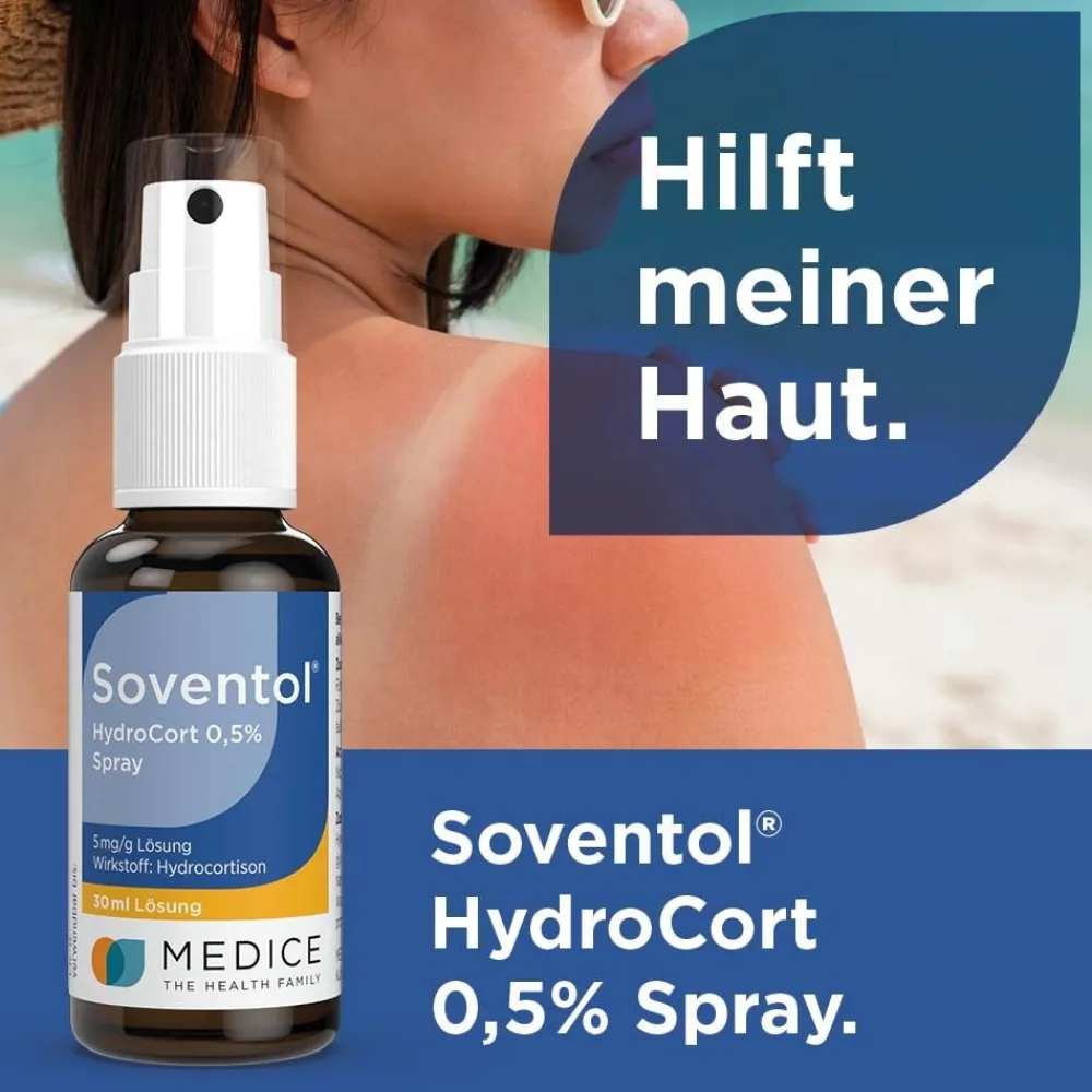 HydroCort 0,5% Spray bei Hautentzündungen|Soventol