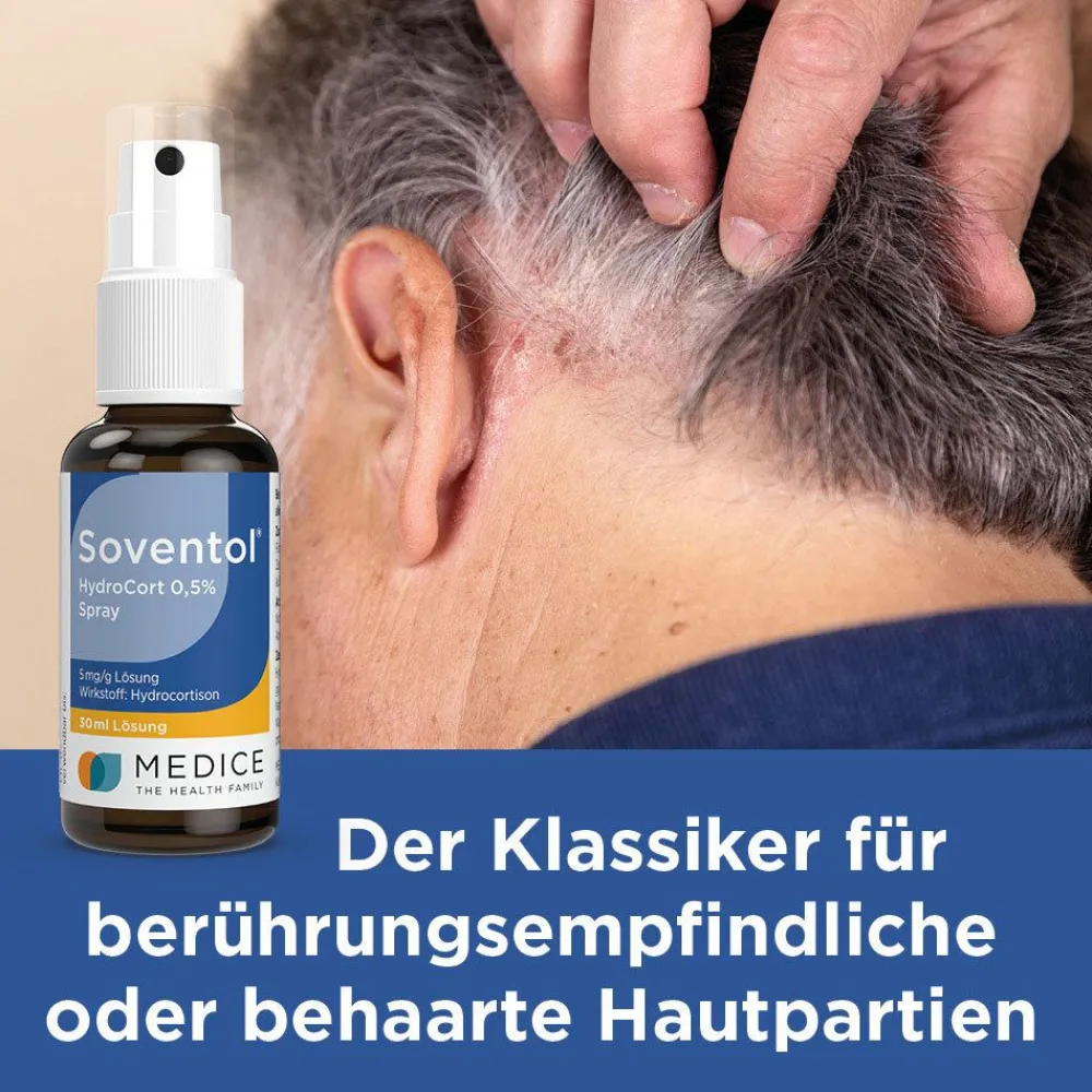 HydroCort 0,5% Spray bei Hautentzündungen|Soventol